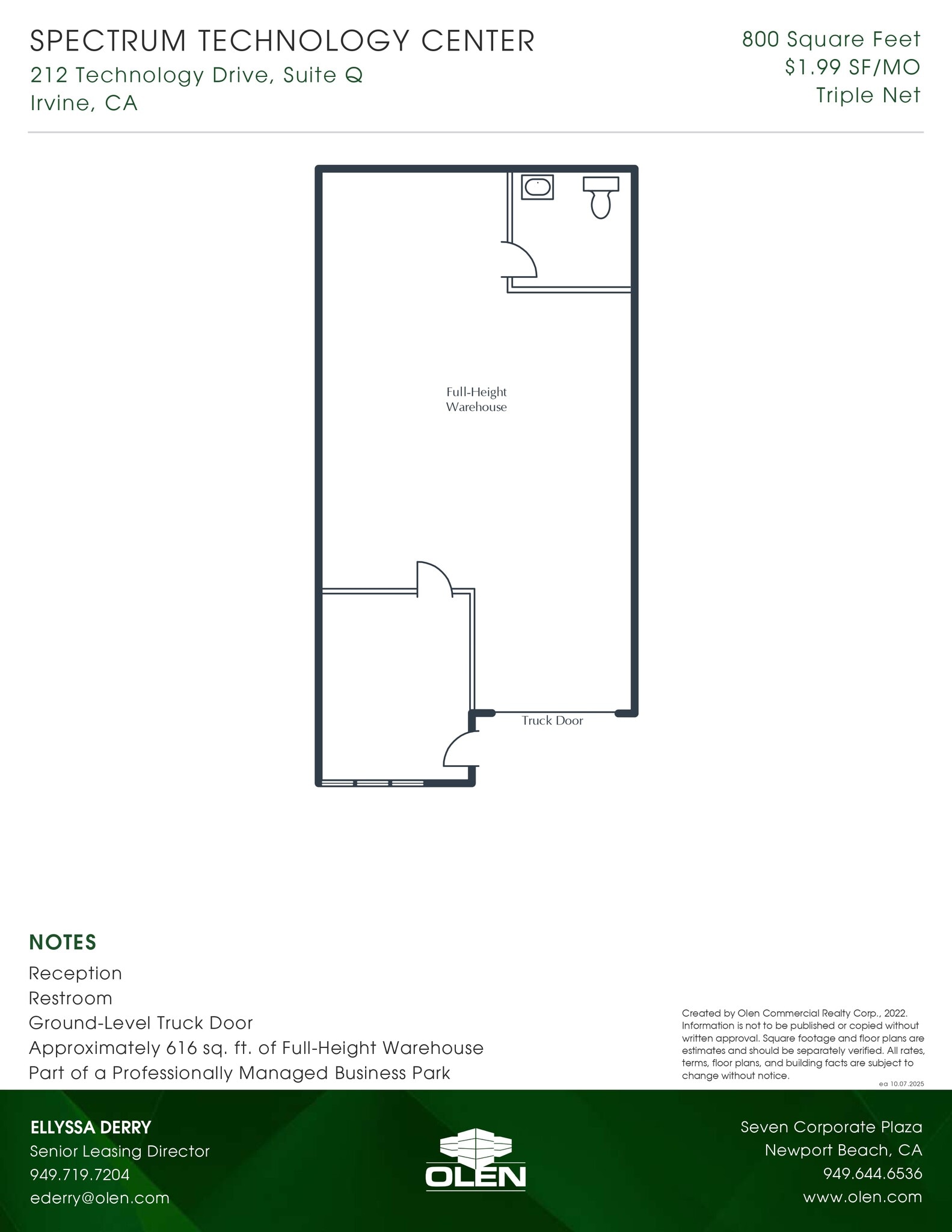 212 Technology Dr, Irvine, CA for lease Floor Plan- Image 1 of 1