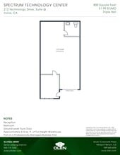 212 Technology Dr, Irvine, CA for lease Floor Plan- Image 1 of 1
