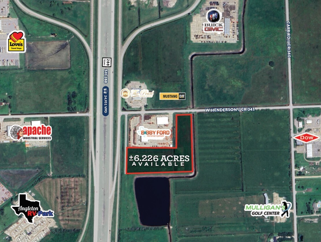 Hwy 288 & Hwy 523, Angleton, TX à vendre Aérien- Image 1 de 3