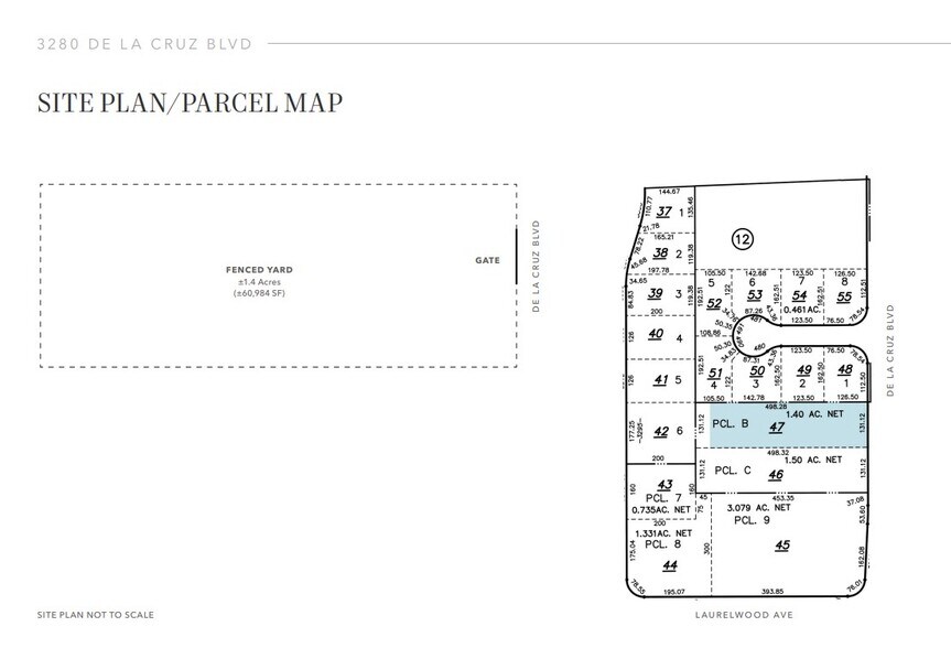 3280 De La Cruz Blvd, Santa Clara, CA à louer - Plan de site - Image 2 de 2