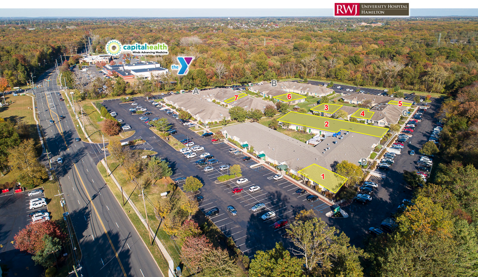 1255 Whitehorse Mercerville Rd, Hamilton, NJ for lease - Aerial - Image 3 of 6