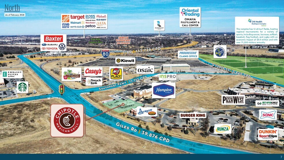 12251 McDermott Plz, La Vista, NE à vendre - Photo du bâtiment - Image 2 de 9