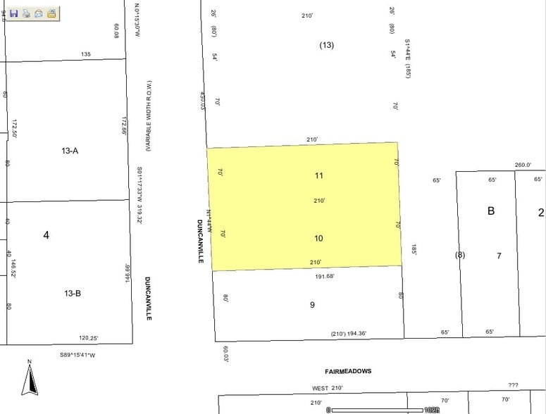 1010 N Duncanville Rd, Duncanville, TX à vendre - Plan cadastral - Image 3 de 9