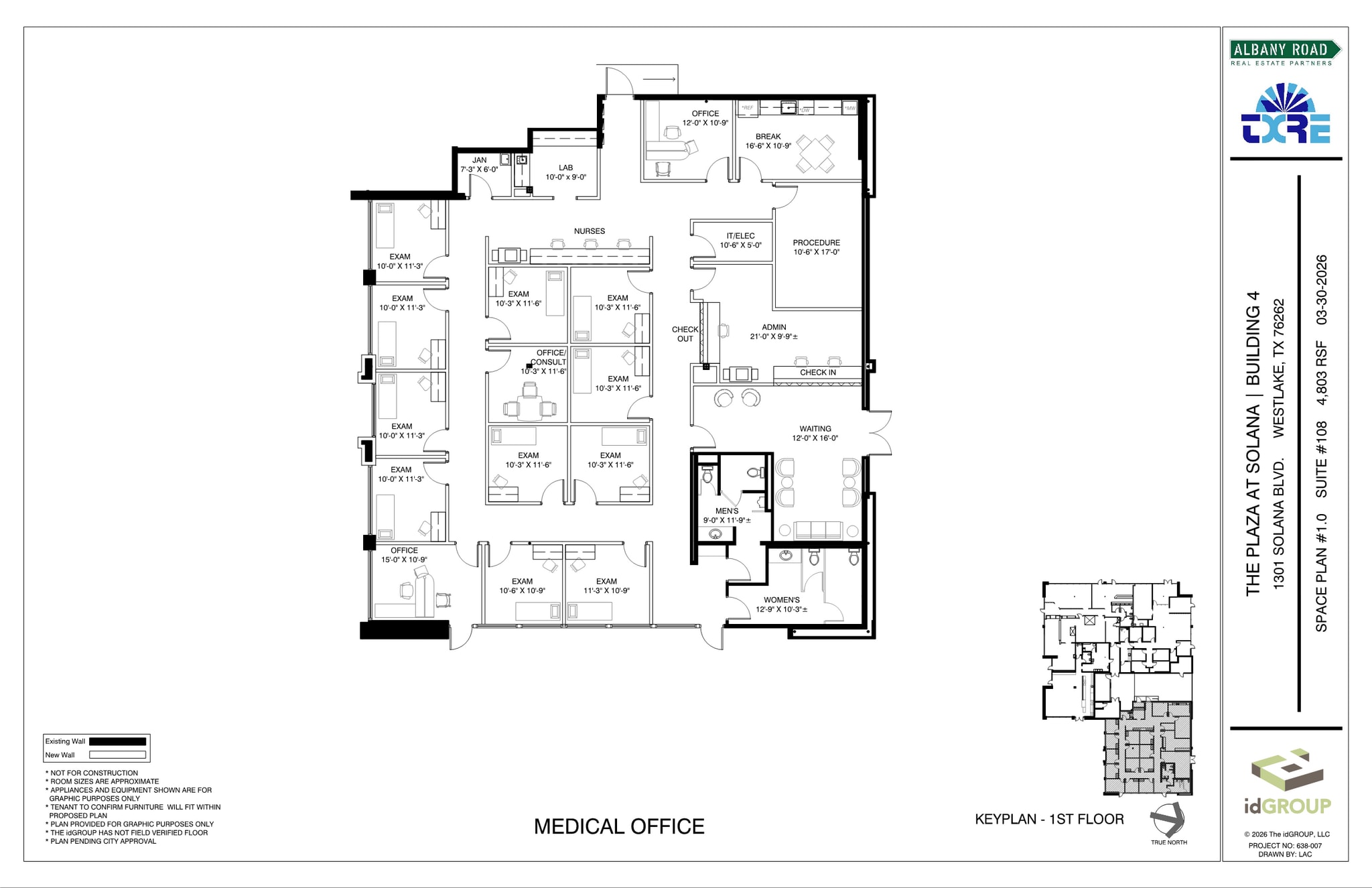 1301 Solana Blvd, Westlake, TX à louer Plan d’étage- Image 1 de 2