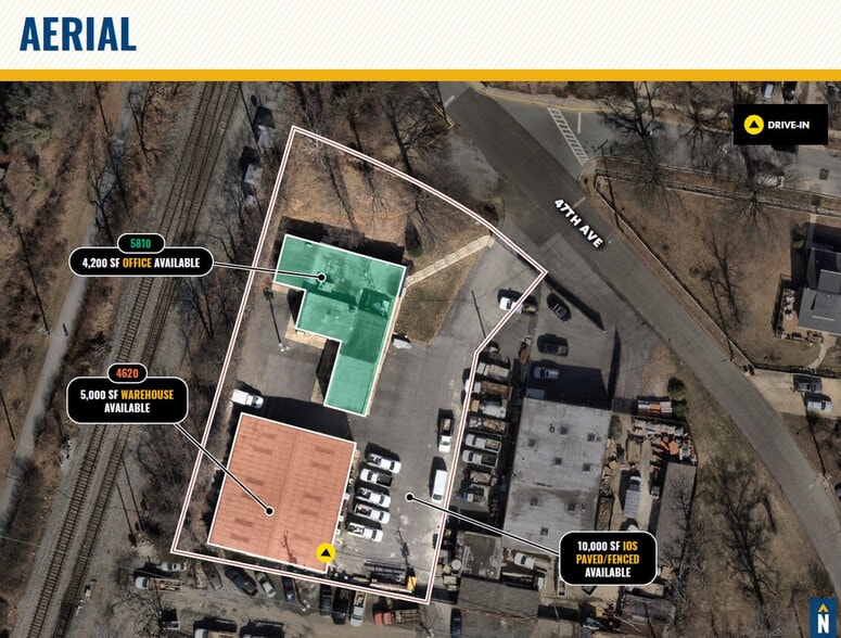 4620 Madison St, Riverdale, MD for lease - Aerial - Image 2 of 4