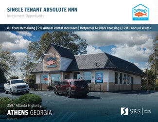 Plus de détails pour 3597 Atlanta Hwy, Athens, GA - Commerce de détail à vendre