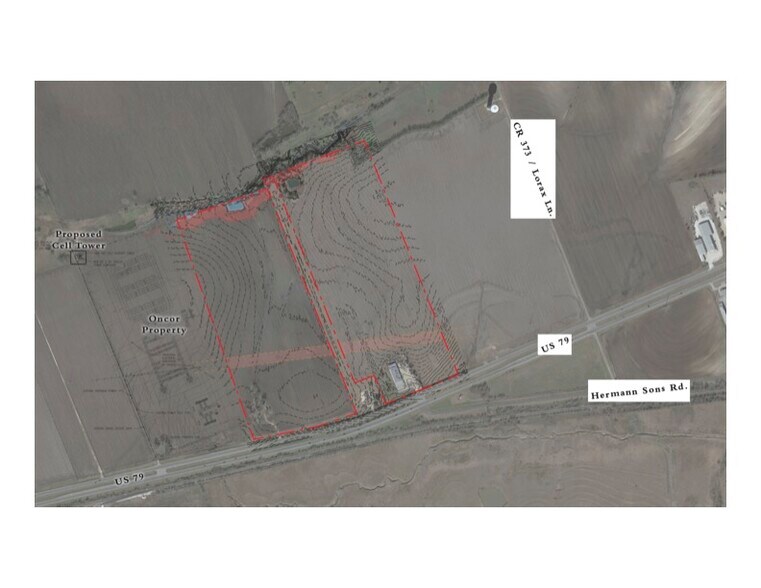 13101 2nd Street - Hightech Highway 79 Hwy, Taylor, TX à vendre - Aérien - Image 3 de 6