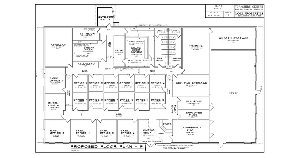 5681-5685 Quince Rd, Memphis, TN for sale - Floor Plan - Image 2 of 5