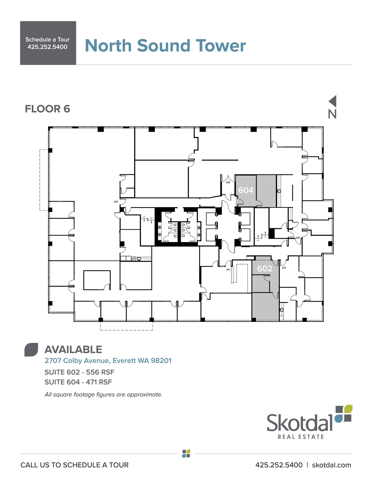 2707 Colby Ave, Everett, WA à louer Plan de site- Image 1 de 1