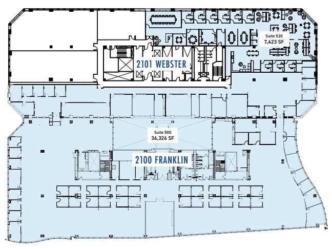 2101 Webster St, Oakland, CA for lease Floor Plan- Image 1 of 1