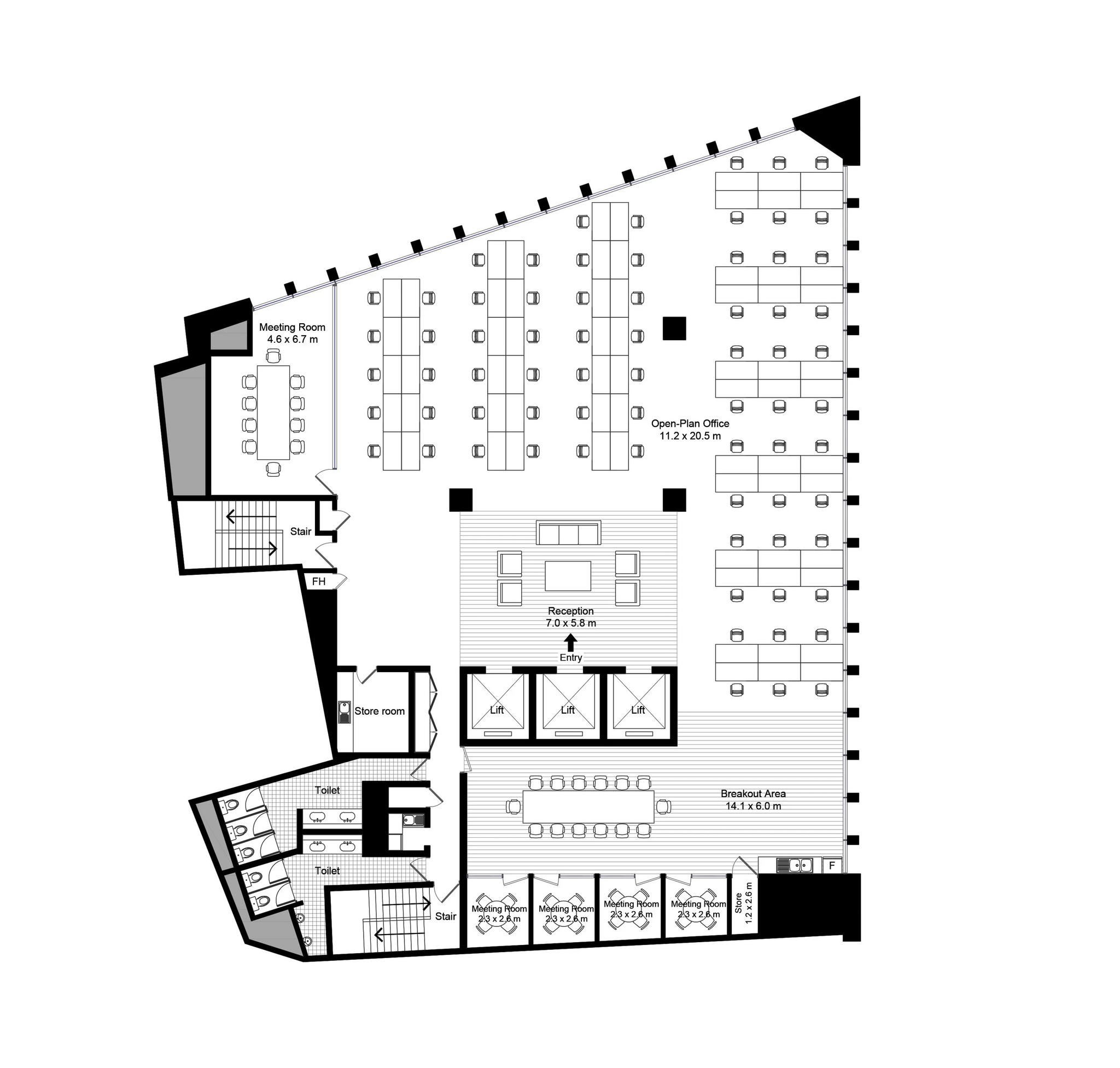 28 O'Connell St, Sydney for lease Floor Plan- Image 1 of 5