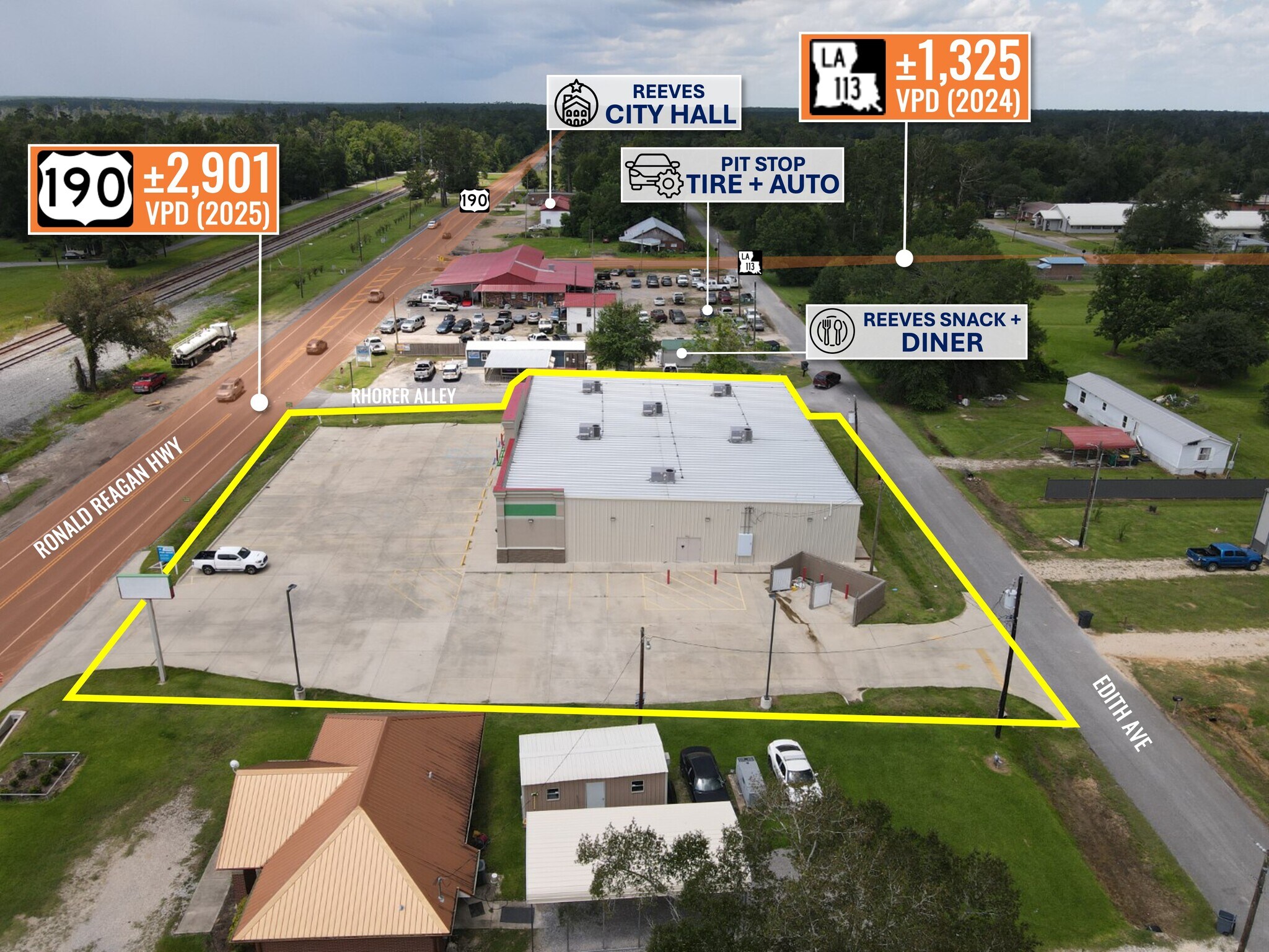 18284 Highway 190, Reeves, LA à vendre Photo du bâtiment- Image 1 de 1