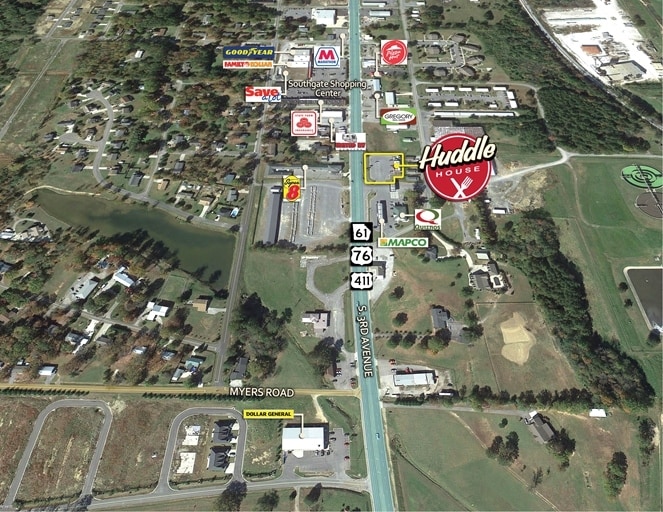 612 S 3rd Ave, Chatsworth, GA à vendre - Aérien - Image 2 de 14