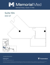 9432 Katy Fwy, Houston, TX à louer Plan d’étage- Image 1 de 1