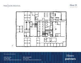 910 Louisiana St, Houston, TX à louer Plan d’étage- Image 1 de 1