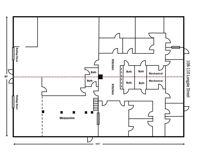 108-110 Longale Rd, Greensboro, NC à louer - Photo du bâtiment - Image 3 de 6