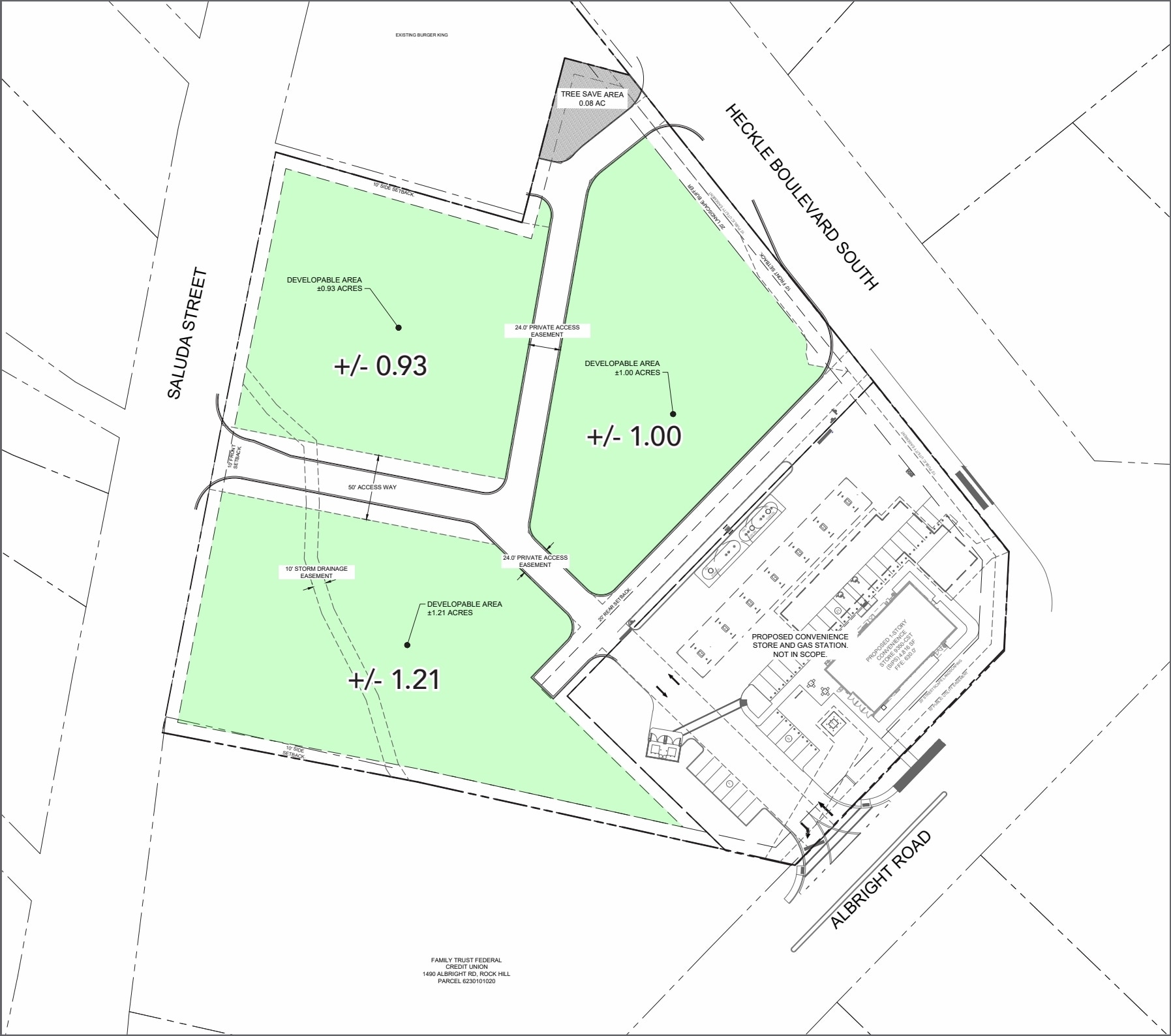 1439 Saluda Street, Rock Hill, SC for lease Site Plan- Image 1 of 2