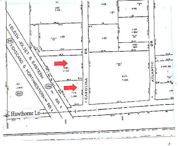 1002-1020 Carolina Dr, West Chicago, IL à louer - Plan cadastral - Image 2 de 15