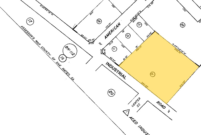 1409-1411 Industrial Rd, San Carlos, CA for lease - Plat Map - Image 2 of 14