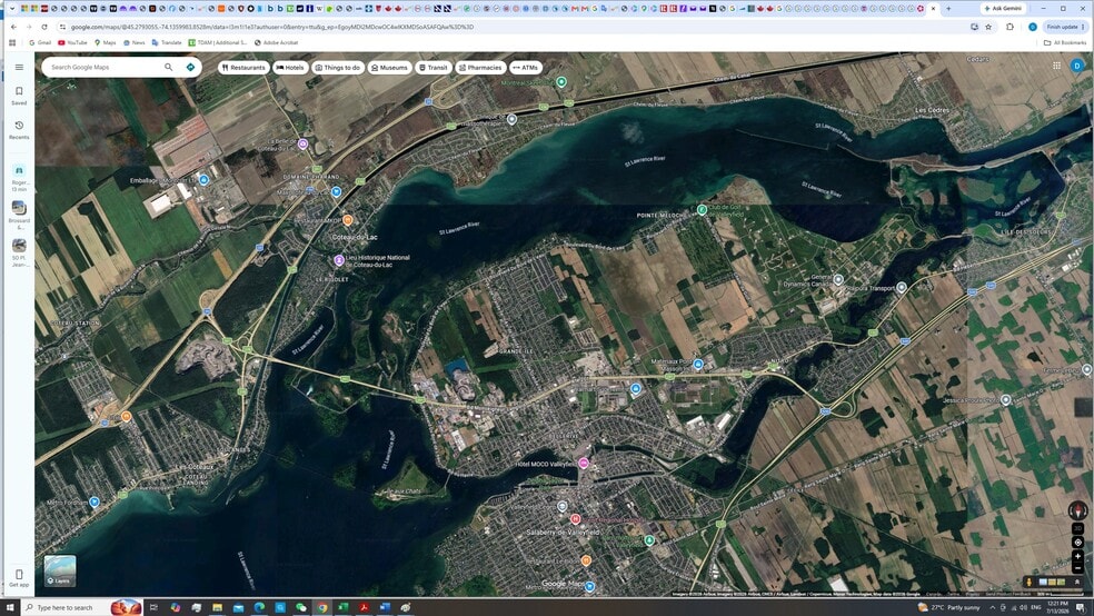 1516 Boul Du Bord-De-L'eau, Salaberry-de-valleyfield, QC for sale - Aerial - Image 1 of 2