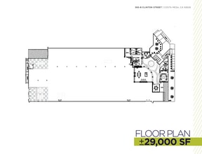 365 Clinton St, Costa Mesa, CA à louer Plan d’étage- Image 1 de 2