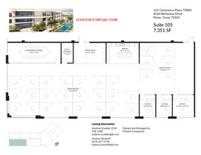 8560 Belleview Dr, Plano, TX for lease Floor Plan- Image 2 of 5