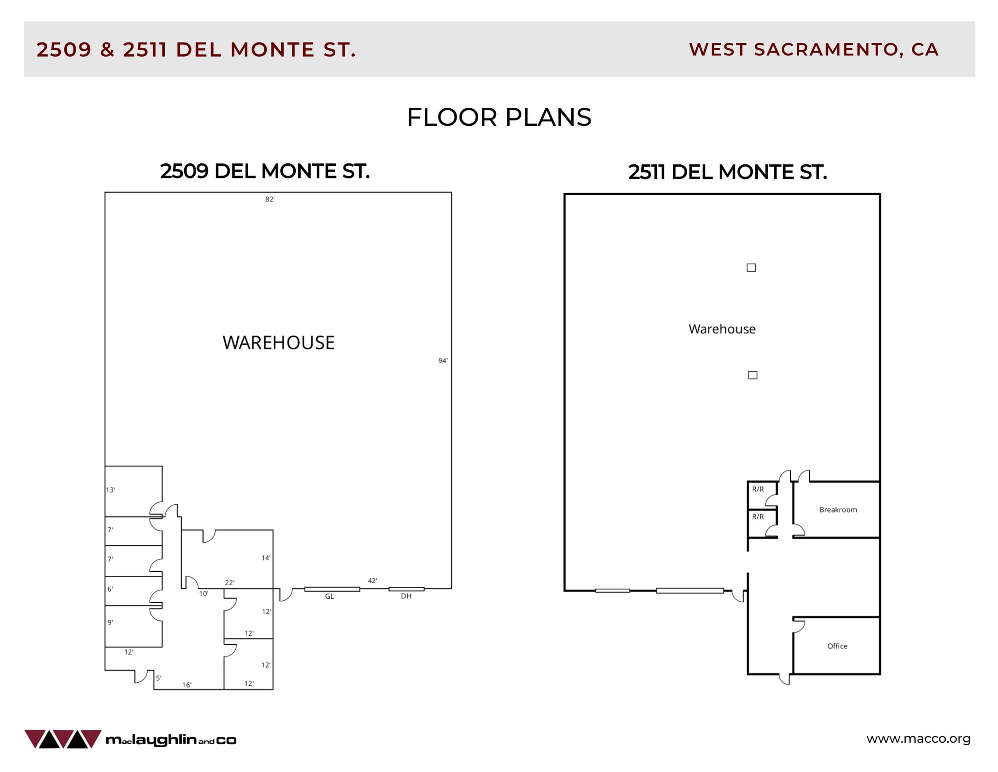 2501-2511 Del Monte St, West Sacramento, CA for lease Site Plan- Image 1 of 1