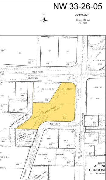 12345 NE 115TH Pl, Kirkland, WA for lease - Plat Map - Image 2 of 27