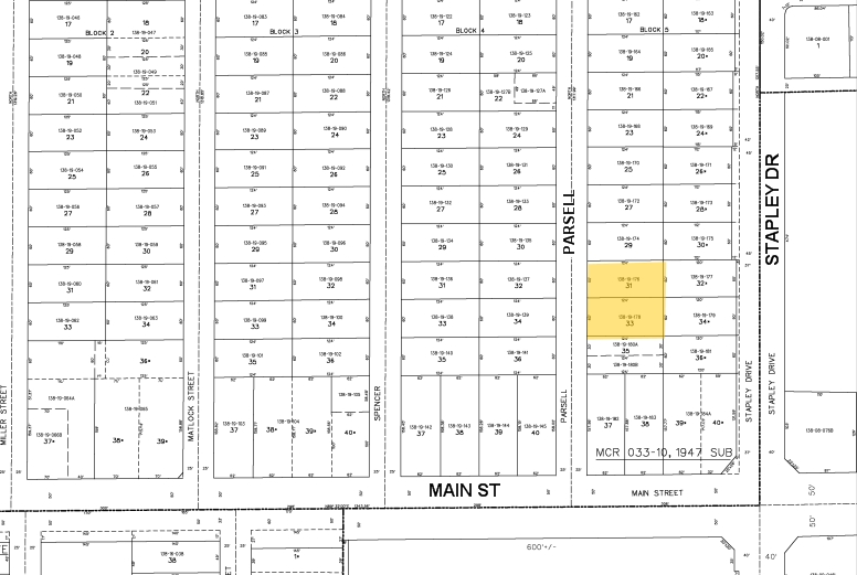 33 N Parsell, Mesa, AZ for lease - Plat Map - Image 2 of 16