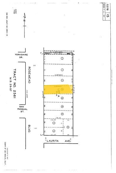 480 S Rosemead Blvd, Pasadena, CA à vendre - Plan cadastral - Image 2 de 67