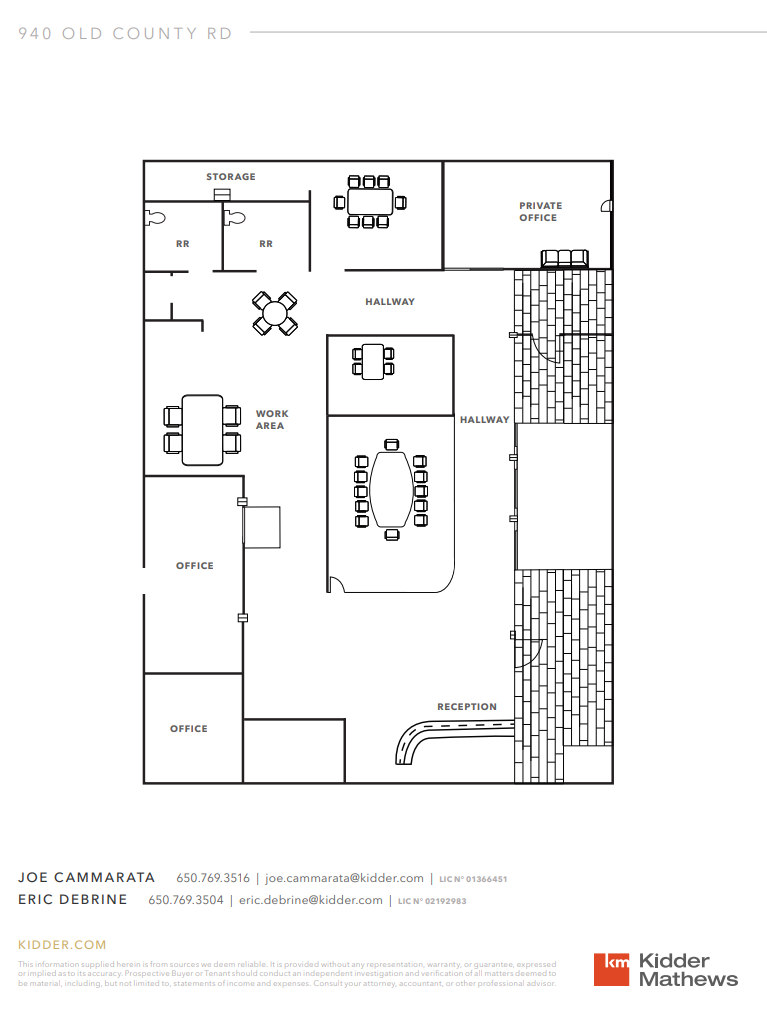 940 Old County Rd, Belmont, CA à vendre Plan d’étage- Image 1 de 1