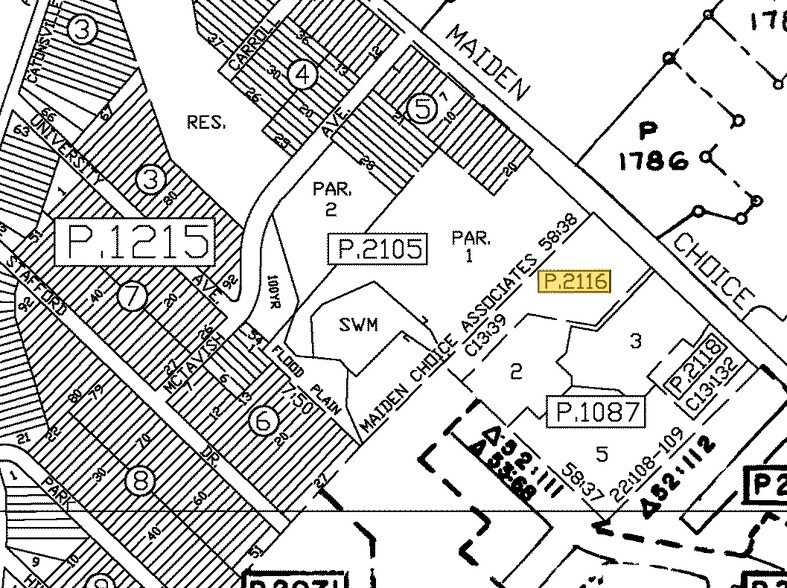 716 Maiden Choice Ln, Catonsville, MD à vendre - Plan cadastral - Image 2 de 6