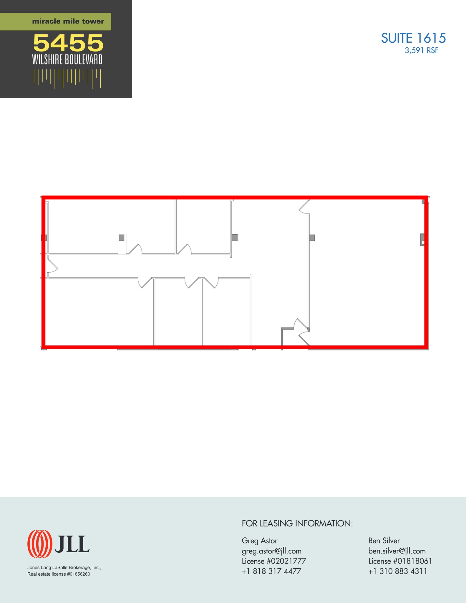 5455 Wilshire Blvd, Los Angeles, CA à louer Plan de site- Image 1 de 1