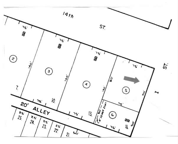 1321 I St, Modesto, CA for lease - Plat Map - Image 2 of 13