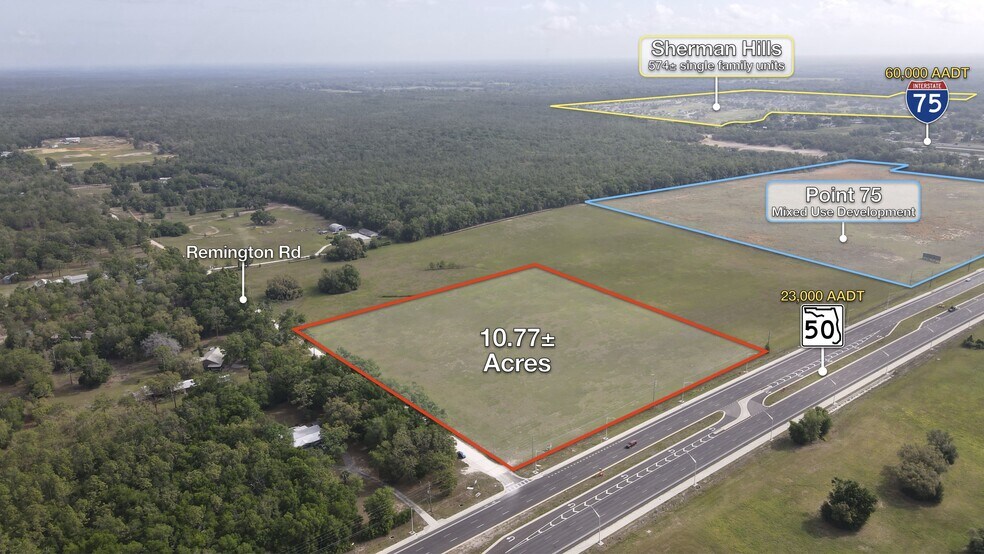 SR 50 & Remington Rd., Brooksville, FL à vendre - Photo du bâtiment - Image 2 de 3