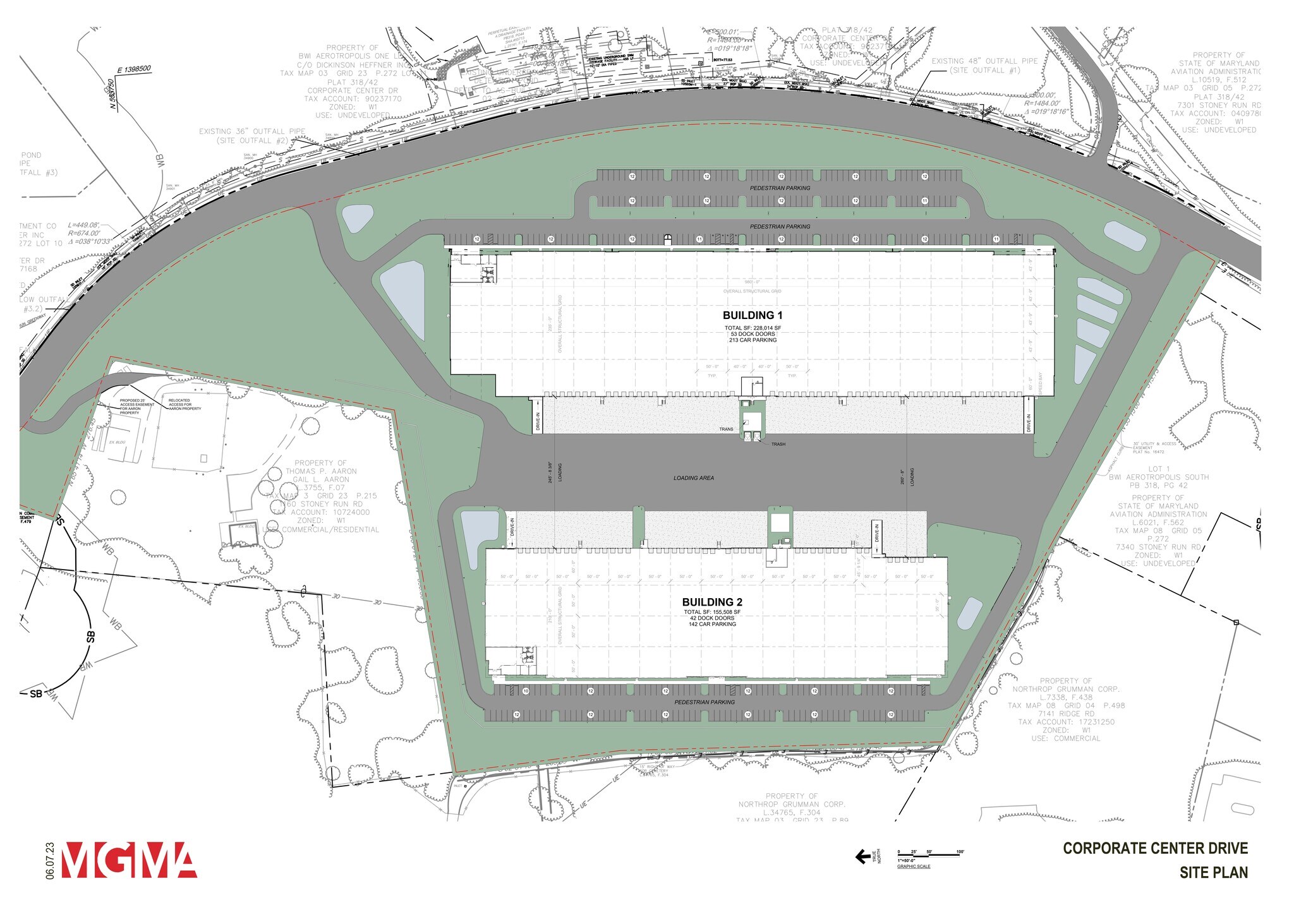 7300 Corporate Center Dr, Hanover, MD for lease Site Plan- Image 1 of 4