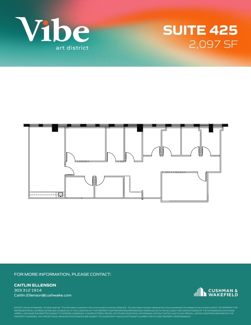 1391 N Speer Blvd, Denver, CO for lease Floor Plan- Image 1 of 1