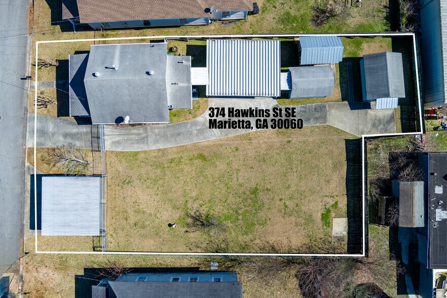 374 Hawkins St SE, Marietta, GA à vendre - Photo du bâtiment - Image 1 de 12