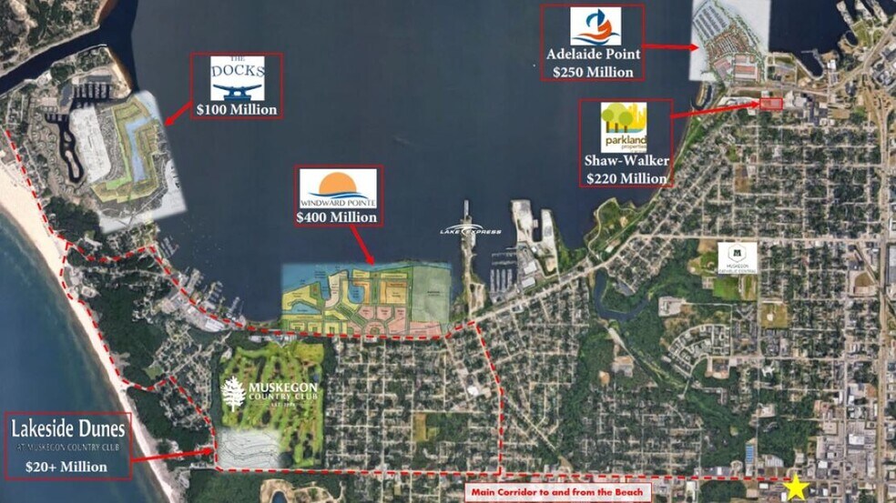 W Sherman Blvd, Muskegon, MI à vendre - Photo du bâtiment - Image 2 de 4