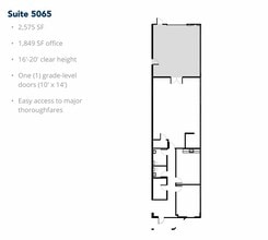 5029-5047 Martin Luther King Fwy, Fort Worth, TX à louer Plan d’étage- Image 1 de 1
