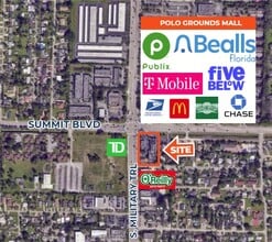 1000-1042 S Military Trl, West Palm Beach, West Palm Beach, FL - Aerial  map view