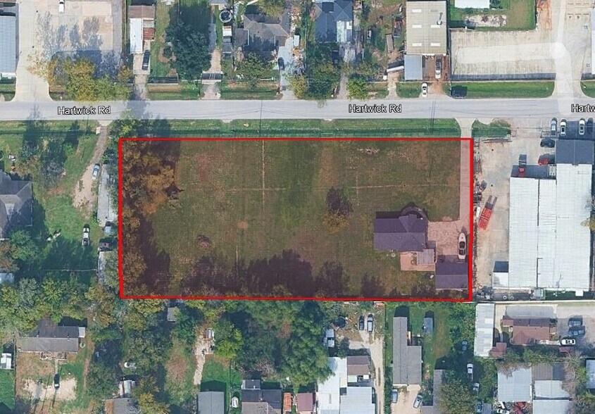 1926 Hartwick Rd, Houston, TX for sale - Aerial - Image 2 of 2