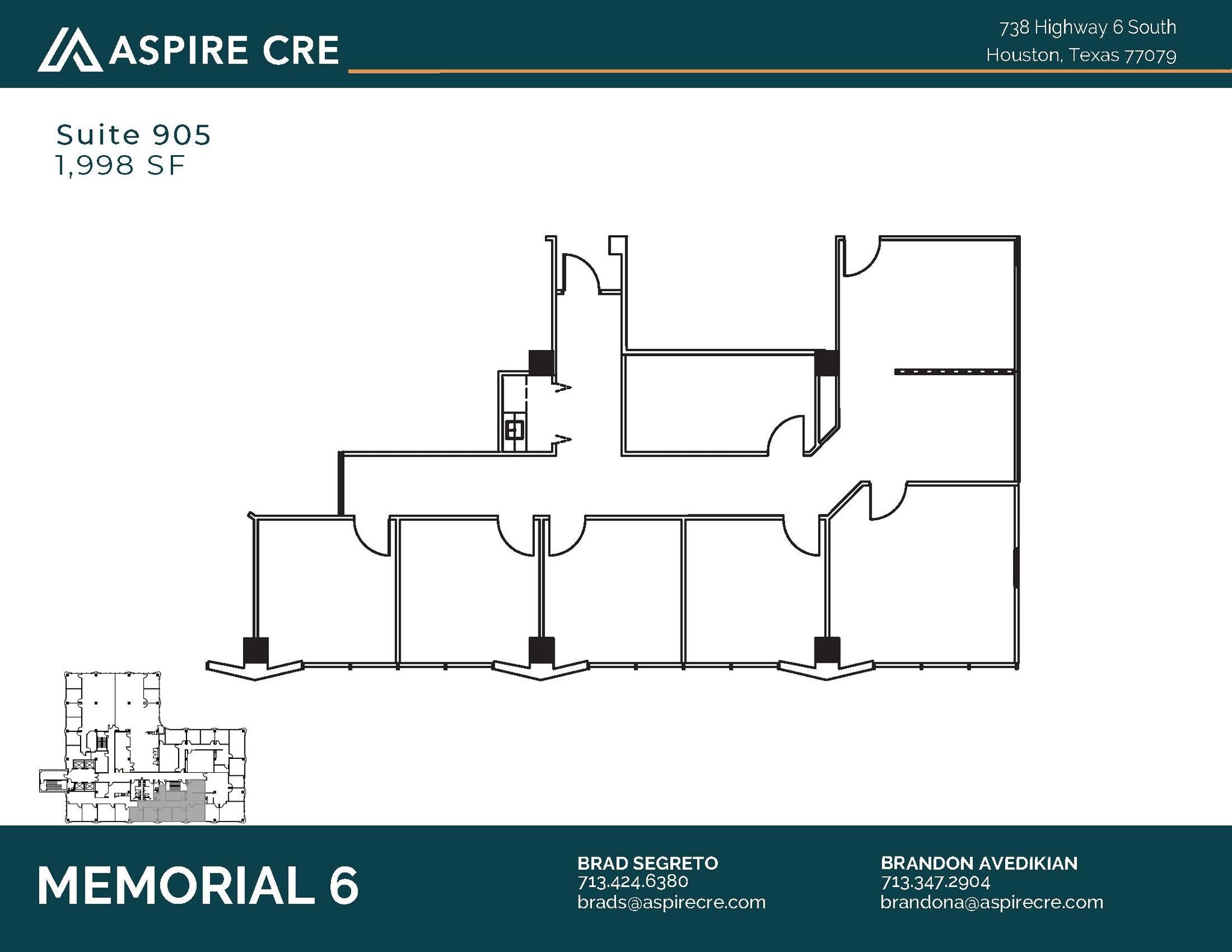738 Highway 6 S, Houston, TX à louer Plan d’étage- Image 1 de 2