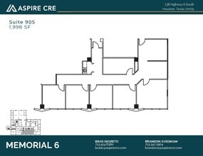 738 Highway 6 S, Houston, TX à louer Plan d’étage- Image 1 de 2