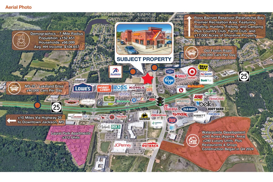 1724 Old Fannin Rd, Flowood, MS for sale - Building Photo - Image 2 of 7