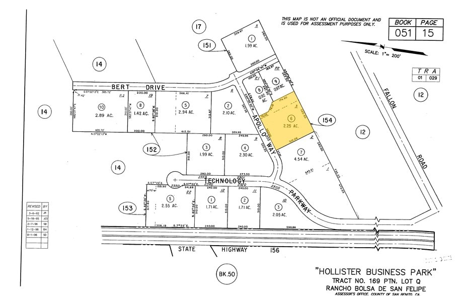255 Apollo Way, Hollister, CA for lease - Plat Map - Image 2 of 51