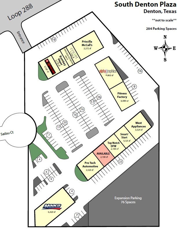 2100 Sadau Ct, Denton, TX à louer Plan de site- Image 1 de 1