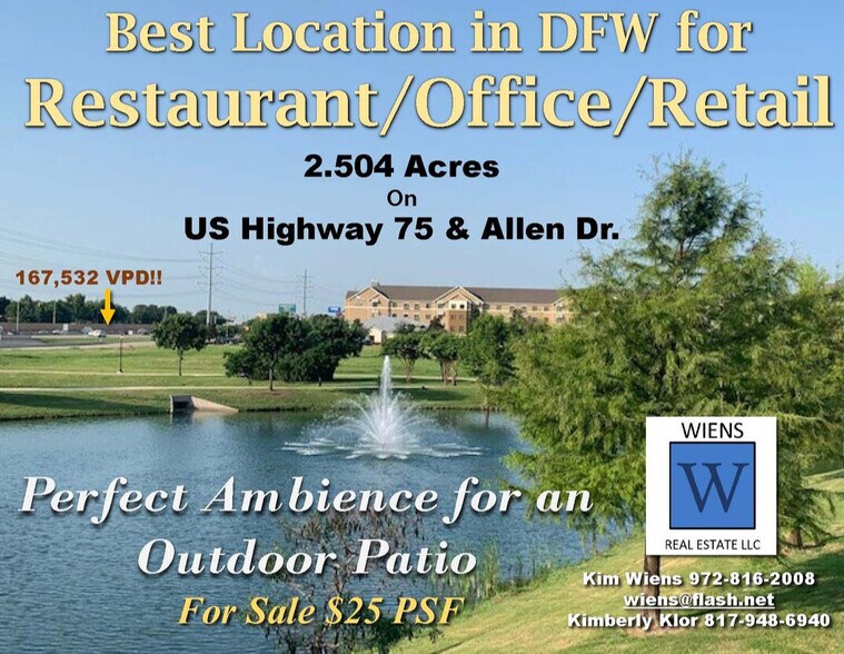 477-547 Hwy 75/Central Expy N, Allen, TX for sale - Building Photo - Image 1 of 6