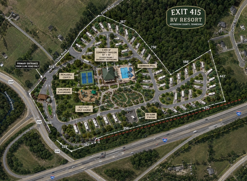 I-40 Exit 415, Dandridge, TN for lease - Building Photo - Image 3 of 33