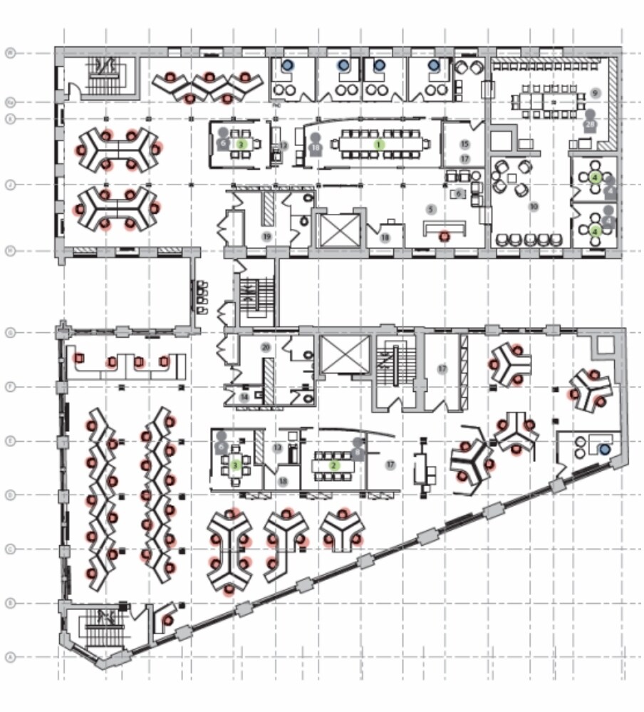 334-346 King St E, Toronto, ON à louer Plan d’étage- Image 1 de 5